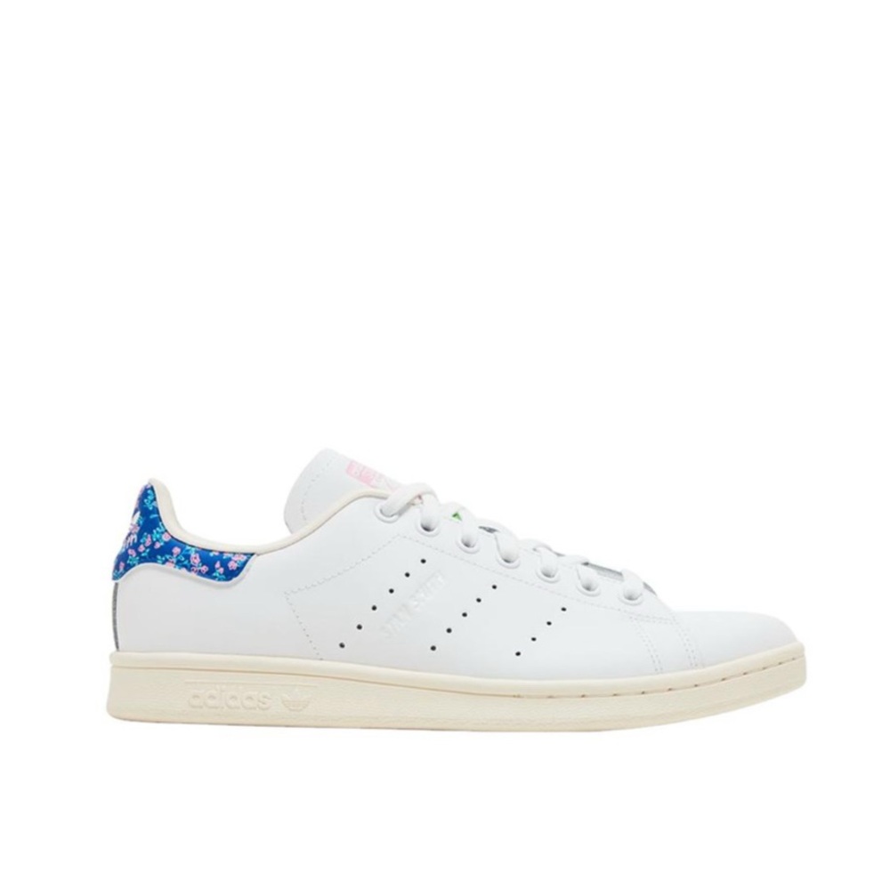 Adidas Stan Smith Ksenia Schnaider White Floral Heel Leather Sneaker Womens 11